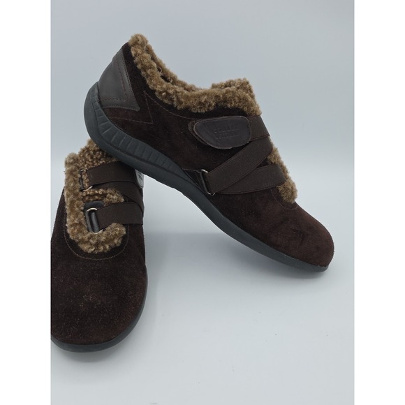Stuart Weitzman Brown Sport Suede Leanto Shoes Size 8 1/2 M - Picture 6 of 10